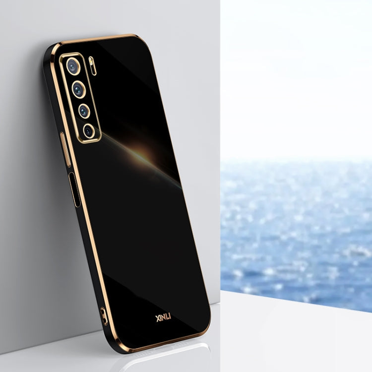 XINLI Straight Edge 6D Electroplate TPU Phone Case, For Huawei nova 7 5G, For Huawei nova 7 Pro 5G, For Huawei nova 7 SE