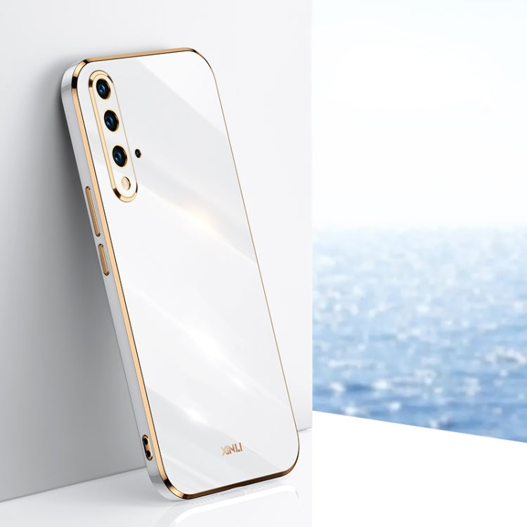 XINLI Straight Edge 6D Electroplate TPU Phone Case, For Huawei P40 Pro, For Honor 20, For Honor 20 Pro