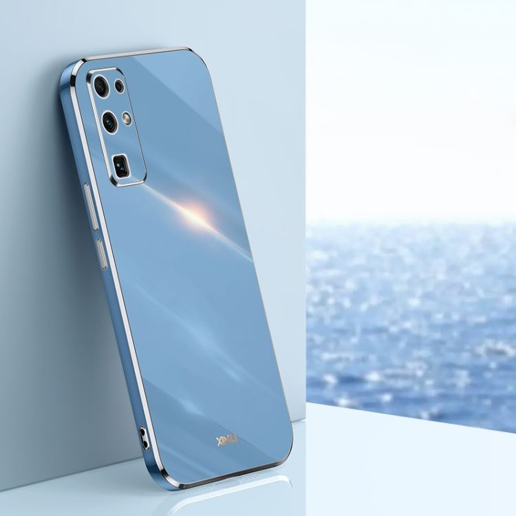 XINLI Straight Edge 6D Electroplate TPU Phone Case, For Honor 20 Lite, For Honor 30, For Honor 30 Pro