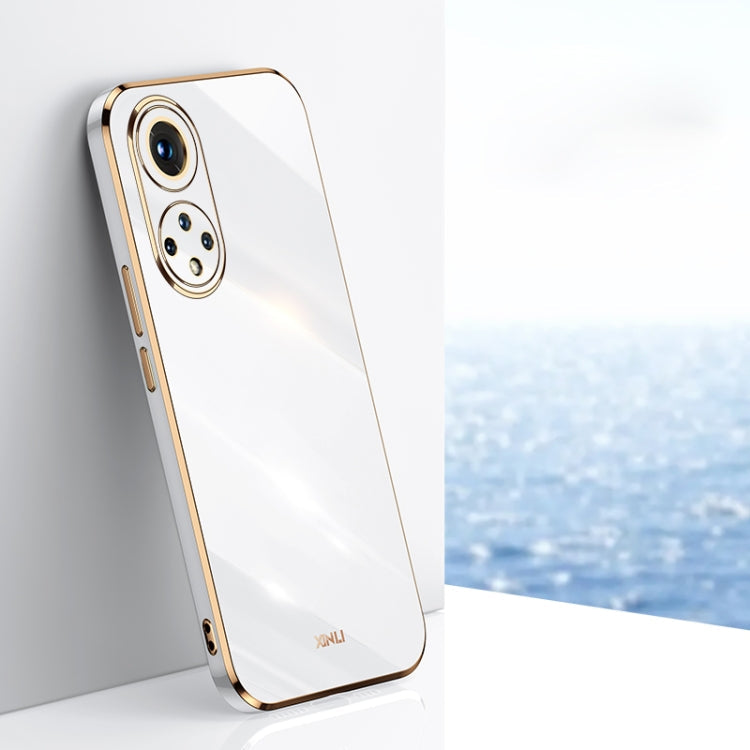 XINLI Straight Edge 6D Electroplate TPU Phone Case, For Honor 30S, For Honor 30 Youth, For Honor 50 Pro