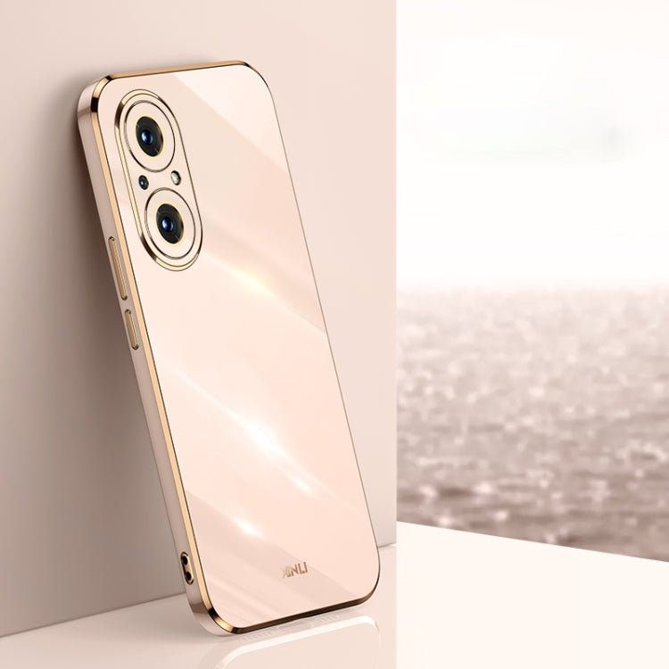 XINLI Straight Edge 6D Electroplate TPU Phone Case, For Honor 50 SE, For Honor Play 3, For Honor Play 5T Youth