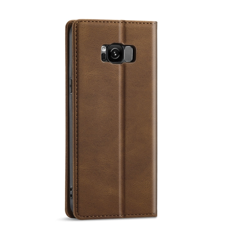Forwenw F2 Series Magnetic Horizontal Flip Leather Case with Holder & Card Slots & Wallet, For Samsung Galaxy S8, For Samsung Galaxy S9, For Samsung Galaxy S9+, For Samsung Galaxy A52 5G, For Samsung Galaxy Note20 Ultra, For Samsung Galaxy S8+