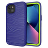 Wave Pattern 3 in 1 Silicone + PC Shockproof Protective Case, For iPhone 13 mini, For iPhone 13, For iPhone 13 Pro