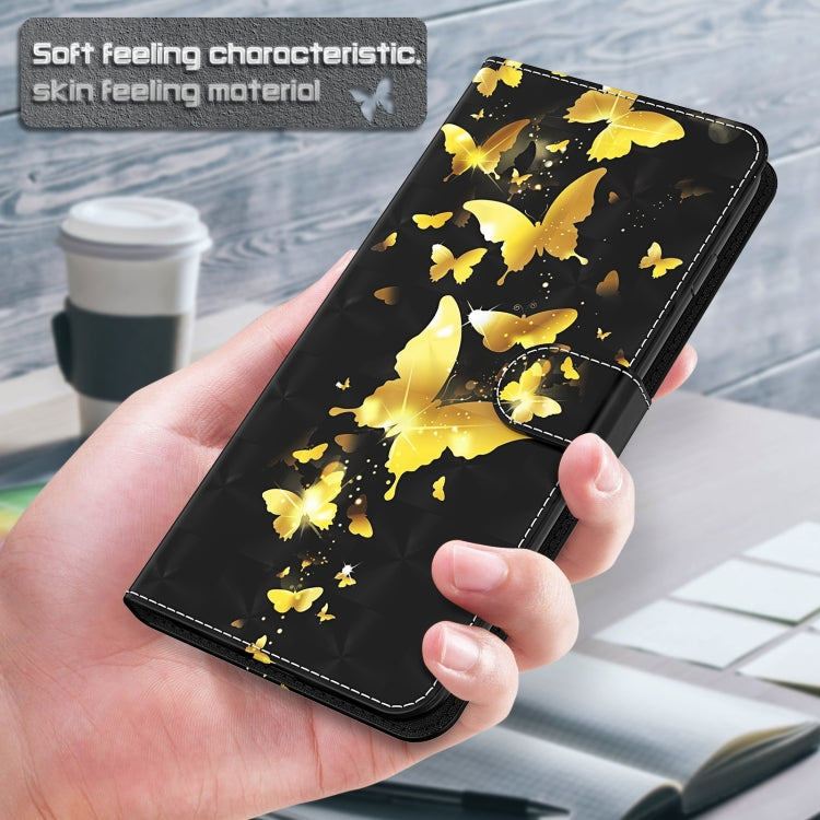 3D Painting Pattern Horizontal Flip TPU + PU Leather Case with Holder & Card Slots & Wallet, For iPhone 13 mini, For iPhone 13