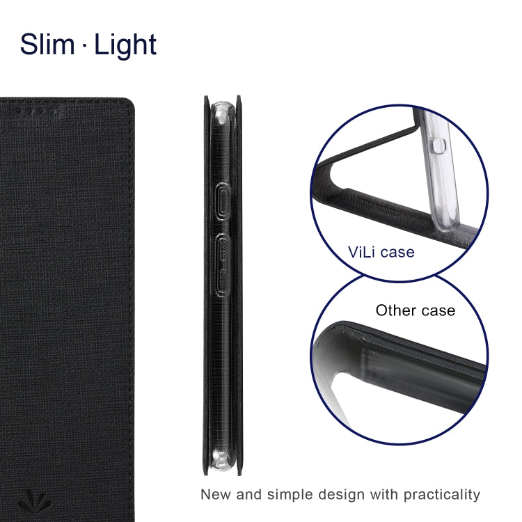 ViLi DMX Series Shockproof TPU + PU Leather Magnetic Attraction Horizontal Flip Case with Card Slot & Holder, For Google Pixel 5a, For Google Pixel 6, For Xiaomi Mi 11 Ultra, For OnePlus Nord CE 5G, For Xiaomi Mi 11 Lite
