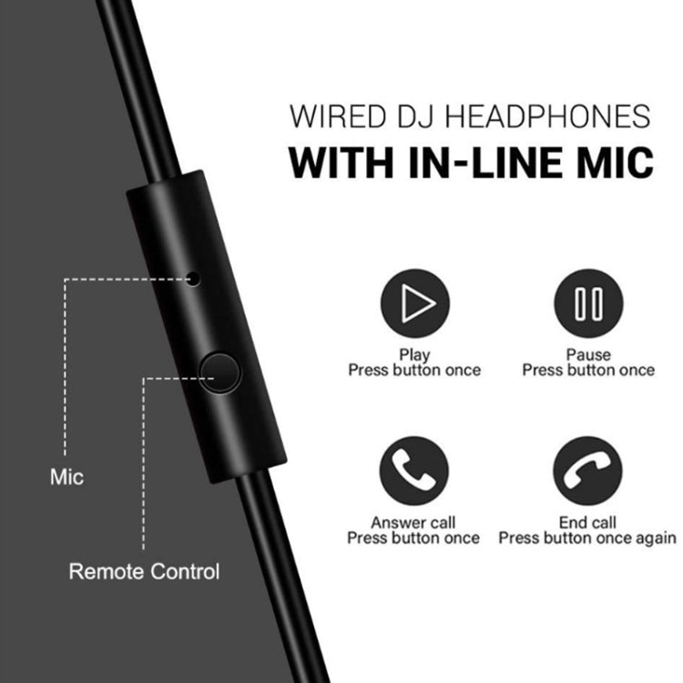OneOdio Pro-10 Head-mounted Noise Reduction Wired Headphone with Microphone, Black Red, Grey Blue, Blue, Rose Gold