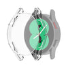 For Samung Galaxy Watch4 40mm Full Coverage TPU Electroplating Protective Case Cover(Transparent White)