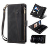 Retro Frosted Horizontal Flip Leather Case with Holder & Card Slot & Wallet & Zipper Pocket & Lanyard, For iPhone 12, For iPhone 12 mini, For iPhone 11 Pro Max, For iPhone 11 Pro, For iPhone X & XS, For iPhone XR