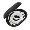 KZ Portable PU Leather Oval Data Cable Charger Earphone Storage Box, Oval