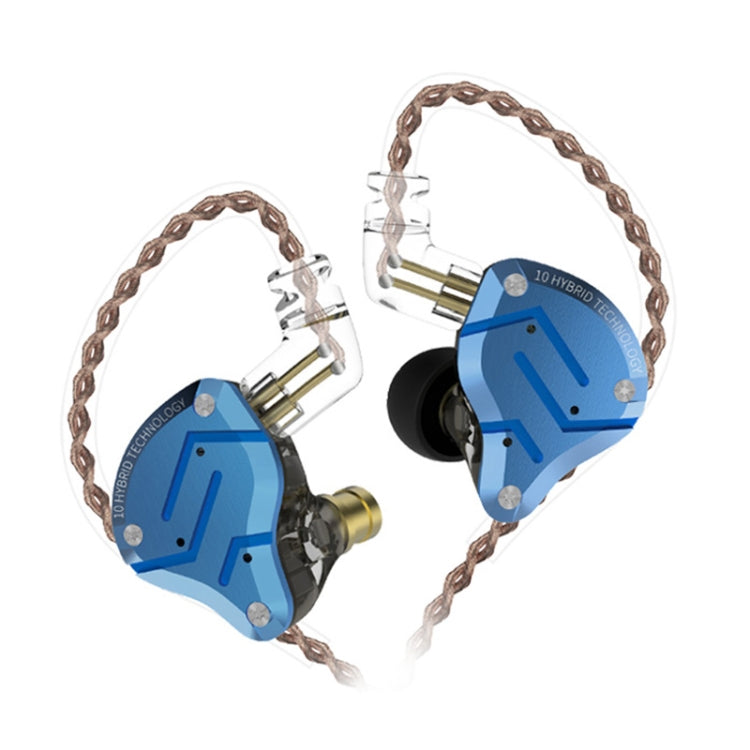 KZ ZS10 Pro 10-unit Ring Iron Gaming In-ear Wired Earphone,, ZS10 Pro Standard Version(Black), ZS10 Pro Standard Version(Blue), ZS10 Pro Standard Version(Streamer Blue), ZS10 Pro Standard Version(Glare Gold), ZS10 Pro Standard Version(Purple)          ...