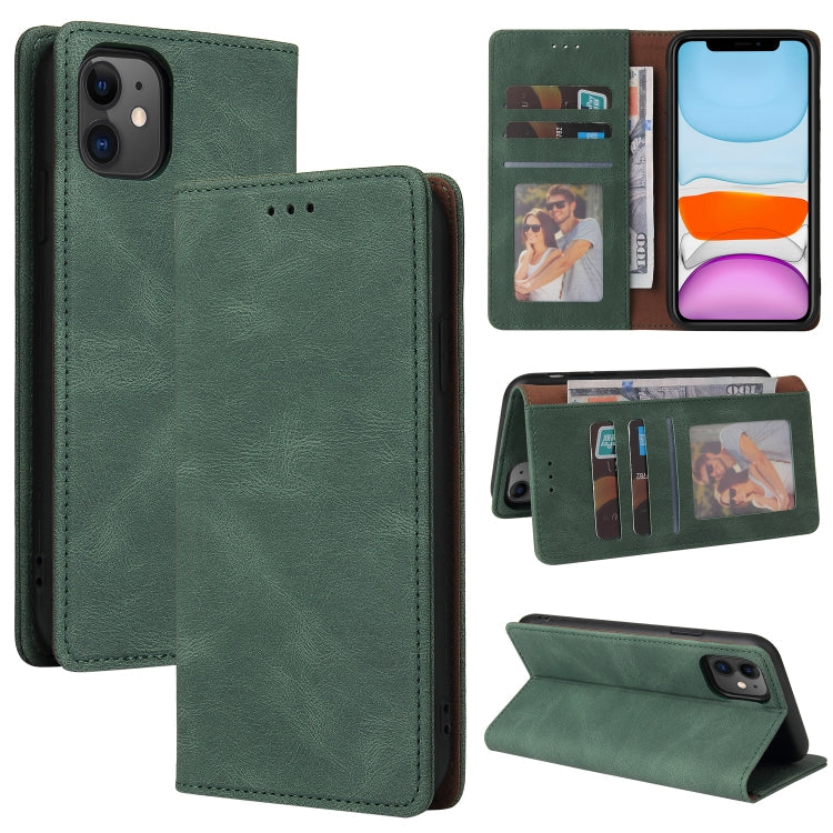 Simple Suction Closure Horizontal Flip Leather Case with Holder & Card Slot & Wallet, For iPhone 12 mini, For iPhone 11 Pro Max, For iPhone 11 Pro, For iPhone 11