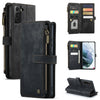 CaseMe-C30 PU + TPU Multifunctional Horizontal Flip Leather Case with Holder & Card Slot & Wallet & Zipper Pocket, For Samsung Galaxy S21+ 5G, For Samsung Galaxy S21 Ultra 5G, For Samsung Galaxy S21 FE