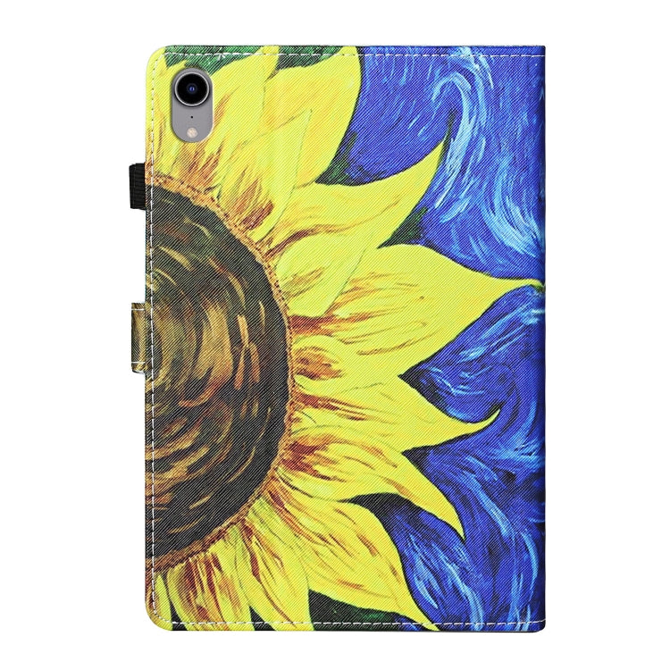 Coloured Drawing Stitching Horizontal Flip Leather Case with Holder & Card Slot & Sleep / Wake-up Function, For iPad mini 2024 / mini 6