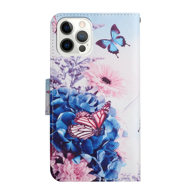Painted Pattern Horizontal Flip Leather Case with Holder & Card Slot & Wallet, For iPhone 13 Pro Max