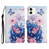 Painted Pattern Horizontal Flip Leather Case with Holder & Card Slot & Wallet, For iPhone 12 mini