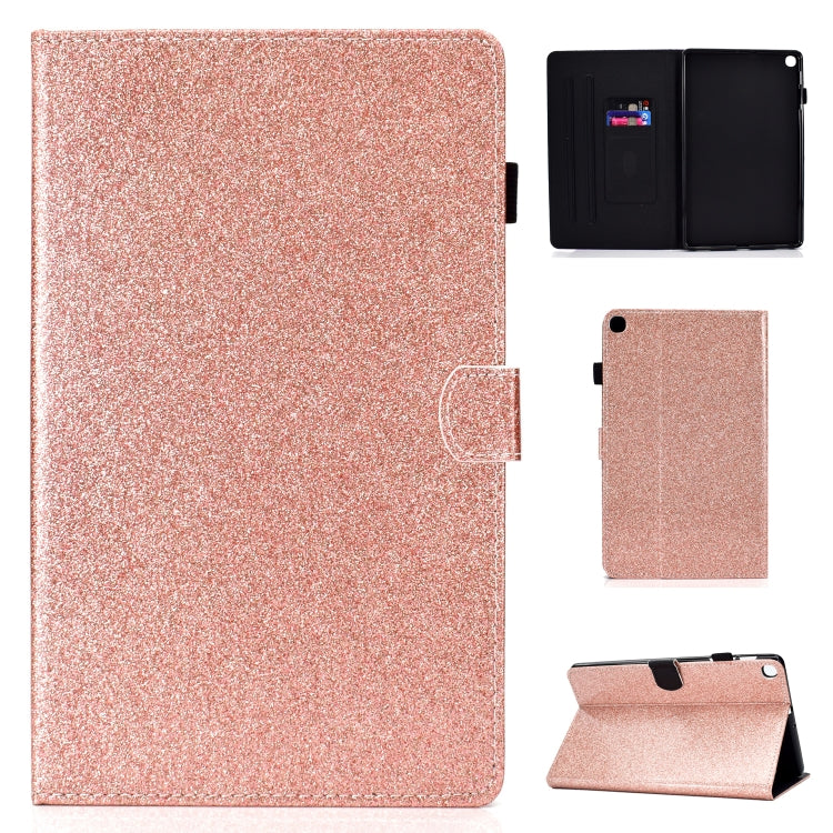 Varnish Glitter Powder Horizontal Flip Leather Case with Holder & Card Slot, For Galaxy Tab A 10.1 (2019), For Galaxy Tab A 10.5, For Galaxy Tab S4 10.5, For Galaxy Tab S5e