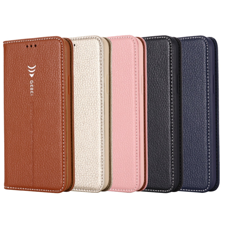 GEBEI PU+TPU Horizontal Flip Protective Case with Holder & Card Slots, For iPhone 11 Pro, For iPhone 11, For iPhone 11 Pro Max, For iPhone XS / X