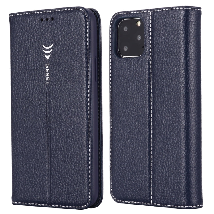 GEBEI PU+TPU Horizontal Flip Protective Case with Holder & Card Slots, For iPhone 11 Pro, For iPhone 11, For iPhone 11 Pro Max, For iPhone XS / X