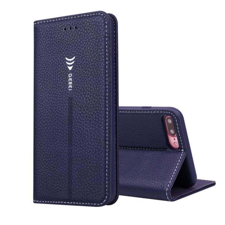 GEBEI PU+TPU Horizontal Flip Protective Case with Holder & Card Slots, For iPhone 8 Plus & 7 Plus, For iPhone SE 2020 & 8 & 7