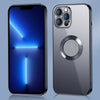 9D Electroplated Edge Metal Ring Clear PC + TPU Shockproof Case, For iPhone 12 Pro, For iPhone 12 Pro Max, For iPhone 11, For iPhone 11 Pro Max