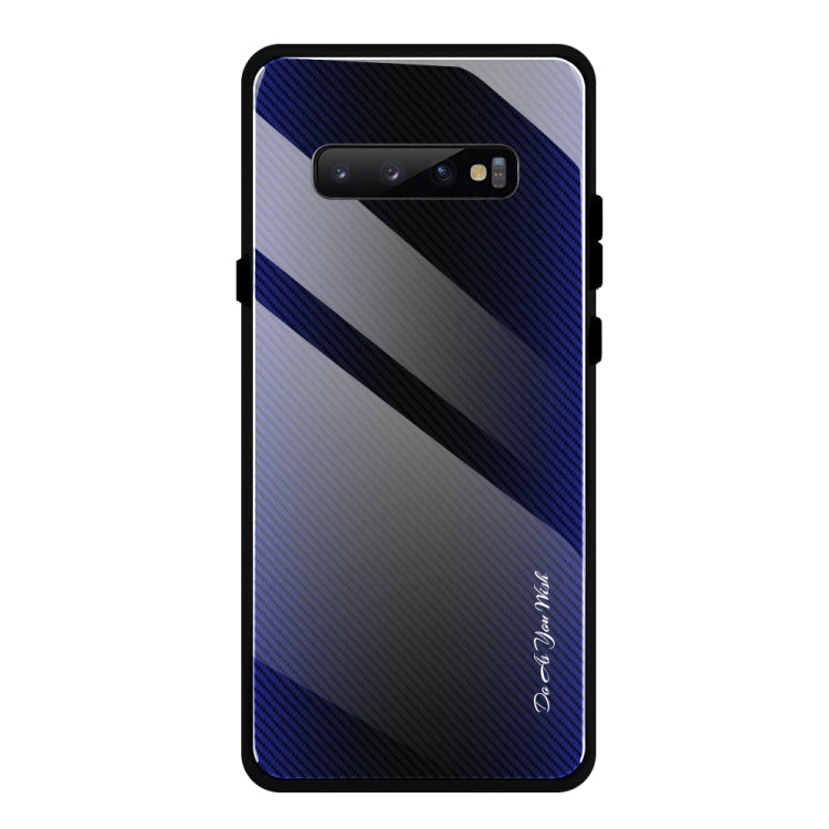 Texture Gradient Glass Protective Case, For Galaxy Note 10 Pro, For Galaxy S10, For iPhone SE 2022 / SE 2020 / 8 / 7, For iPhone XS Max