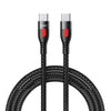 REMAX RC-195 Lesu Series PD 65W USB-C / Type-C to USB-C / Type-C Fast Charging Data Cable, Cable Length: 1m