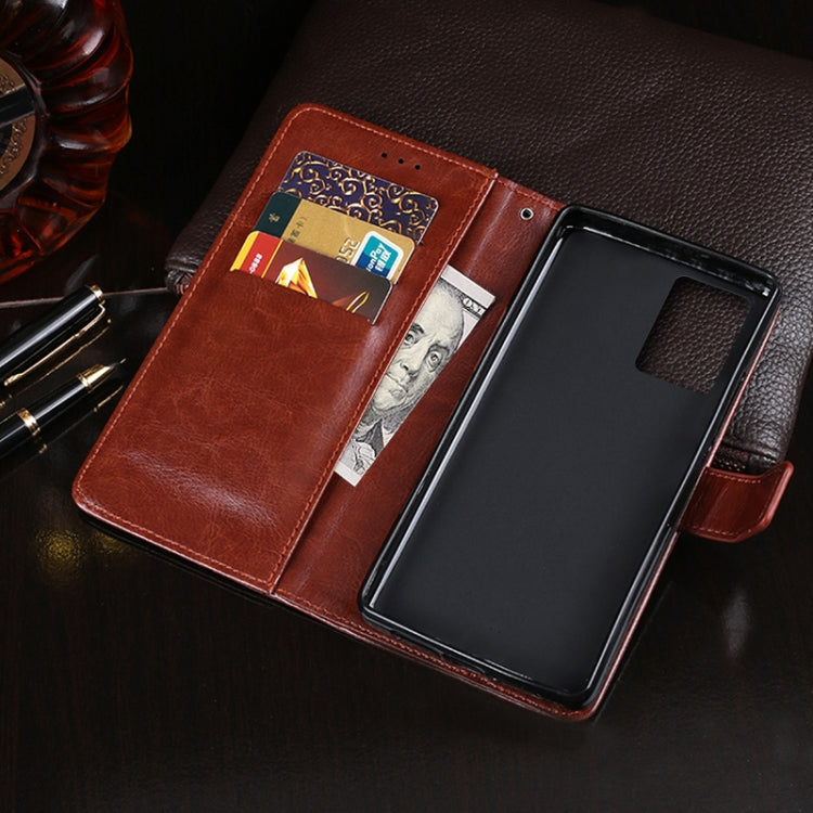 idewei Crazy Horse Texture Leather Case with Holder & Card Slots & Wallet, For Cubot X50, For Huawei nova 9, For Huawei nova 9 Pro
