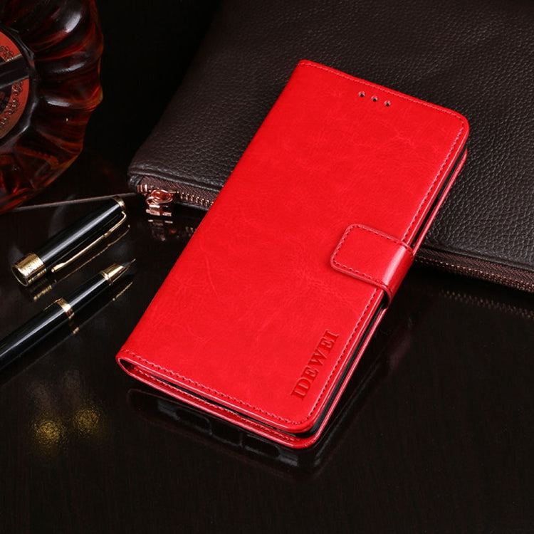 idewei Crazy Horse Texture Leather Case with Holder & Card Slots & Wallet, For Cubot X50, For Huawei nova 9, For Huawei nova 9 Pro