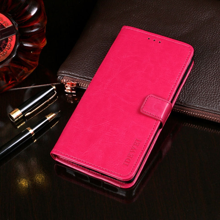 idewei Crazy Horse Texture Leather Case with Holder & Card Slots & Wallet, For Cubot X50, For Huawei nova 9, For Huawei nova 9 Pro