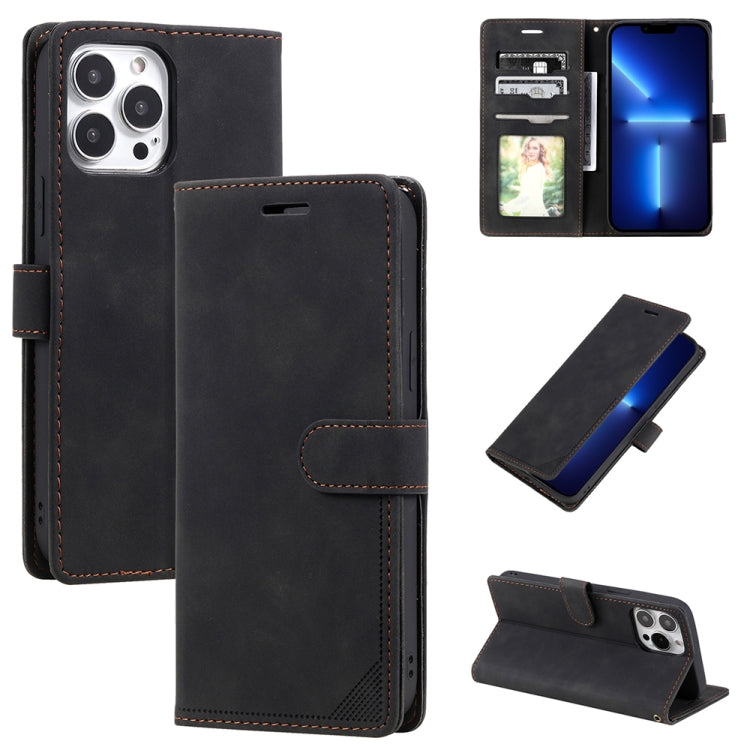 Skin Feel Anti-theft Brush Horizontal Flip Leather Phone Case, For iPhone13 Pro Max, For iPhone13 Pro, For iPhone13, For iPhone13 mini
