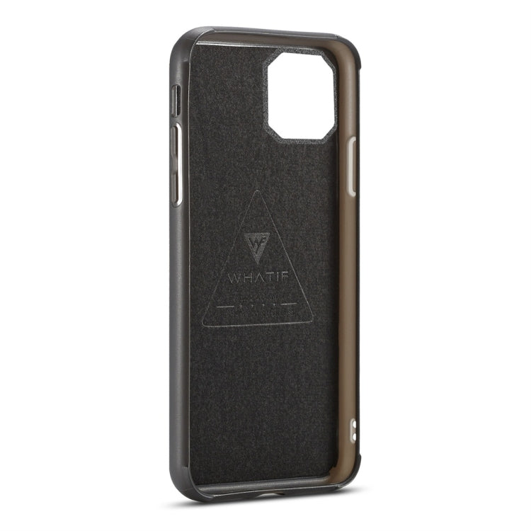 WHATIF Kraft Paper TPU + PC Full Coverage Protective Case, For iPhone 11 Pro, For iPhone 11 Pro Max