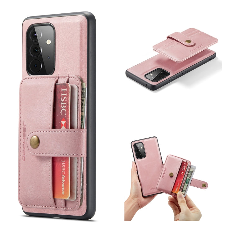 JEEHOOD RFID Blocking Anti-Theft Magnetic PU + TPU Phone Case with Card Slot, For Samsung Galaxy A32 5G, For Samsung Galaxy A12 5G, For Samsung Galaxy A52 5G / 4G, For Samsung Galaxy A72 5G / 4G, For Samsung Galaxy A71 5G, For Samsung Galaxy Note20 Ult...
