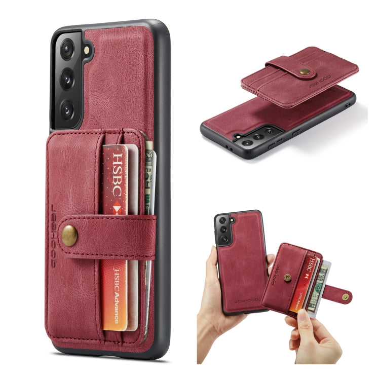 JEEHOOD RFID Blocking Anti-Theft Magnetic PU + TPU Phone Case with Card Slot, For Samsung Galaxy A32 5G, For Samsung Galaxy A12 5G, For Samsung Galaxy A52 5G / 4G, For Samsung Galaxy A72 5G / 4G, For Samsung Galaxy A71 5G, For Samsung Galaxy Note20 Ult...