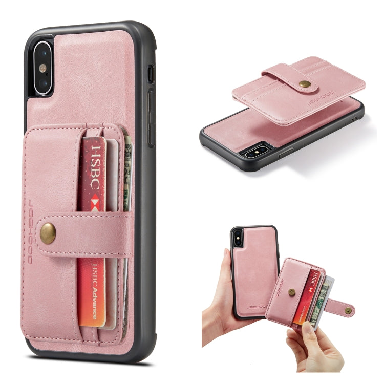 JEEHOOD RFID Blocking Anti-Theft Wallet Phone Case, For iPhone 12 mini, For iPhone 12 / 12 Pro, For iPhone 12 Pro Max, For iPhone 11, For iPhone 11 Pro, For iPhone 11 Pro Max, For iPhone X / XS, For iPhone XR