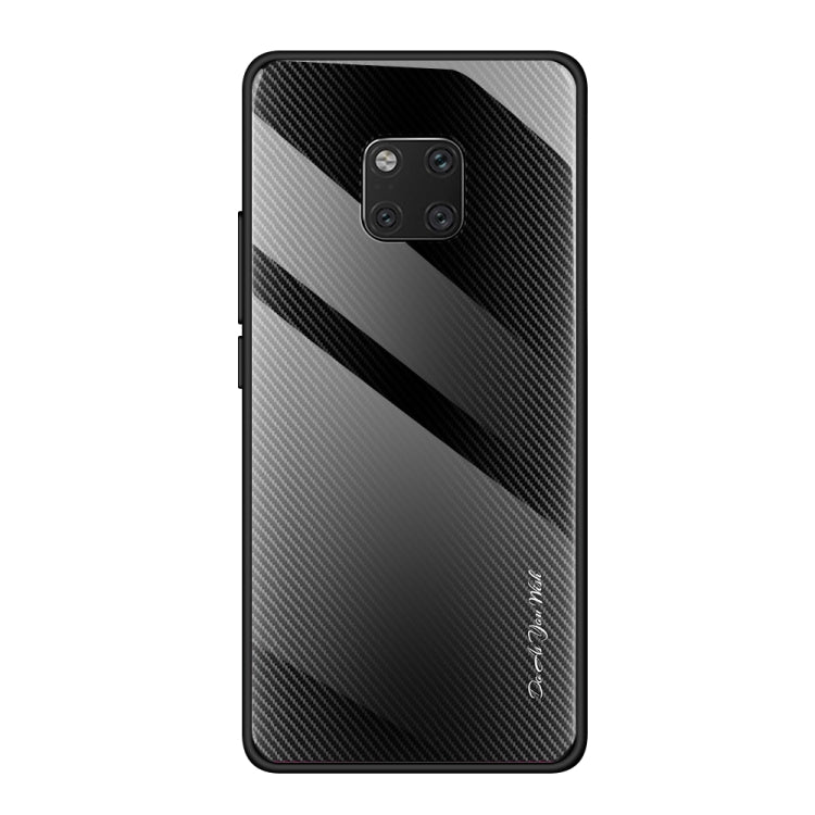 Texture Gradient Glass Protective Case, For Huawei Enjoy 9 Plus / Y9 2019, For Huawei Enjoy 9s, For Huawei Mate 20 Pro, For Huawei P20 Pro