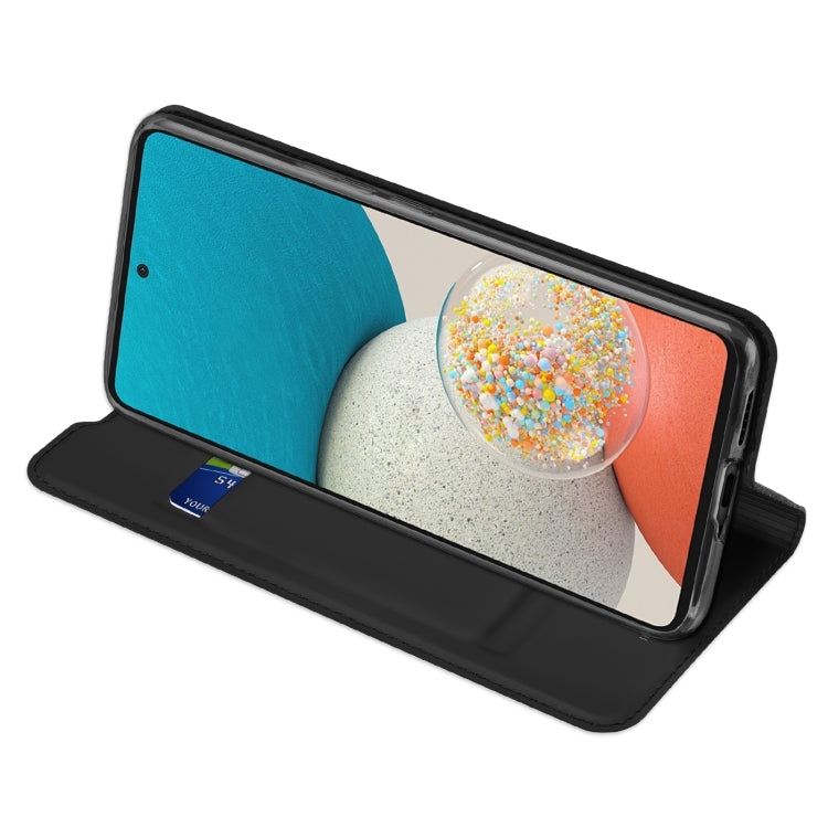 DUX DUCIS Skin Pro Series Shockproof Horizontal Flip Leather Phone Case, For Samsung Galaxy A53 5G