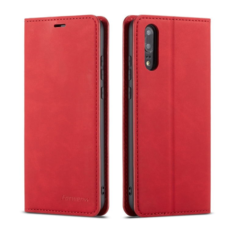 Forwenw Dream Series Oil Edge Strong Magnetism Horizontal Flip Leather Case with Holder & Card Slots & Wallet & Photo Frame, For Huawei P Smart+ (2019), For Huawei Mate 20, For Huawei Mate 20 Pro, For Huawei Mate 20 Lite, For Huawei P20                ...