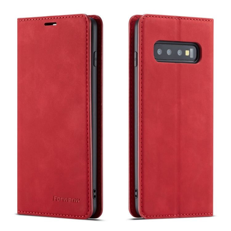 Forwenw Dream Series Oil Edge Strong Magnetism Horizontal Flip Leather Case with Holder & Card Slots & Wallet & Photo Frame, For Galaxy S9+, For Galaxy S10, For Galaxy S10+, For Galaxy S10e, For iPhone 6s / 6, For iPhone 6s Plus / 6 Plus