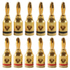 Car Gold-plated Red and Black 4mm Banana Head Audio Plug, A6520 12 in 1, A6521 24 in 1, A6522 32 in 1