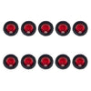 10 in 1 Truck Trailer LED Round Side Marker Lamp, A5010 Red Light, A5011 Amber Light, A5012 White Light, A5013 Red + Amber Light