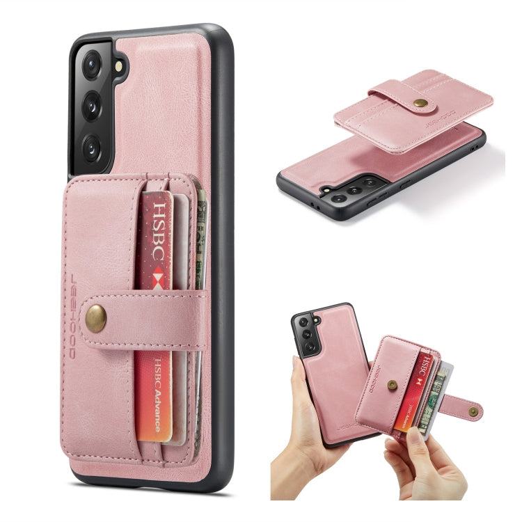 JEEHOOD RFID Blocking Anti-Theft Magnetic PU + TPU Phone Case, For Samsung Galaxy S22 5G, For Samsung Galaxy S22+ 5G