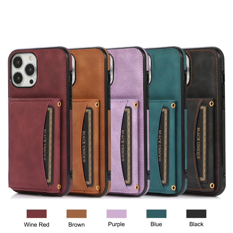 Three-fold Leather Phone Case with Card Slot & Wallet & Holder, For iPhone 13 Pro Max, For iPhone 13 Pro, For iPhone 13, For iPhone 13 mini