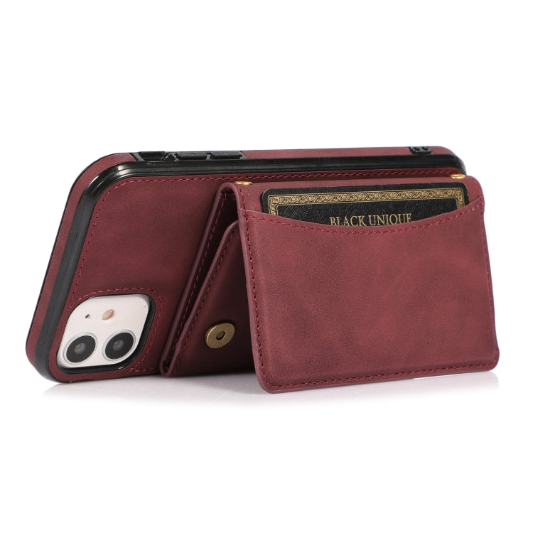 Three-fold Leather Phone Case with Card Slot & Wallet & Holder, For iPhone 12 Pro Max, For iPhone 12 / 12 Pro, For iPhone 12 mini, For iPhone 11 Pro Max