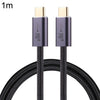 140W USB 2.0 USB-C / Type-C Male to USB-C / Type-C Male Braided Data Cable, 1m, 1.5m, 2m