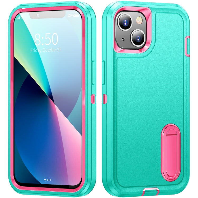 3 in 1 Rugged Holder Phone Case, For iPhone 13, For iPhone 13 Pro