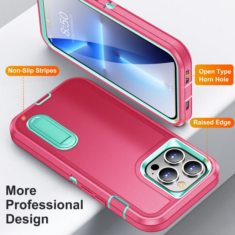 3 in 1 Rugged Holder Phone Case, For iPhone 11 Pro Max