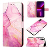 PT003 Marble Pattern Flip Leather Phone Case, For iPhone XR