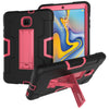 Contrast Color Silicone + PC Combination Case with Holder, For Galaxy Tab A 8.0 (2018) T387, For Galaxy Tab A 8.0 (2019) T290