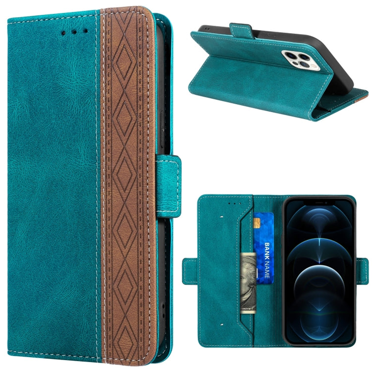 Stitching Magnetic RFID Leather Case, For iPhone 12 Pro Max, For iPhone 11, For iPhone 11 Pro, For iPhone 11 Pro Max, For iPhone X / XS, For iPhone XR