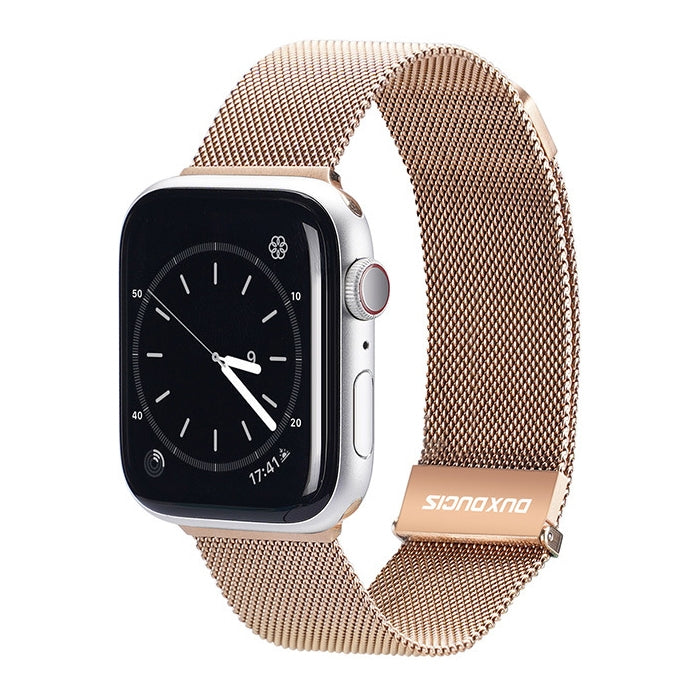 DUX DUCIS Milanese Watchband For Apple Watch Series, 7 41mm / 6&SE&5&4 40mm / 3&2&1 38mm, 7 45mm / 6&SE&5&4 44mm / 3&2&1 42mm